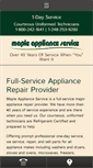 Mobile Screenshot of mapleappliance.com